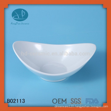 oval shaped salad bowl,ceramic oval bowl,ceramic bowl